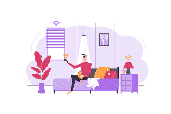 Appareils électroménagers intelligents  Ilustración