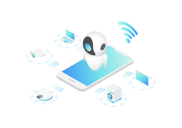 Appareils intelligents  Illustration