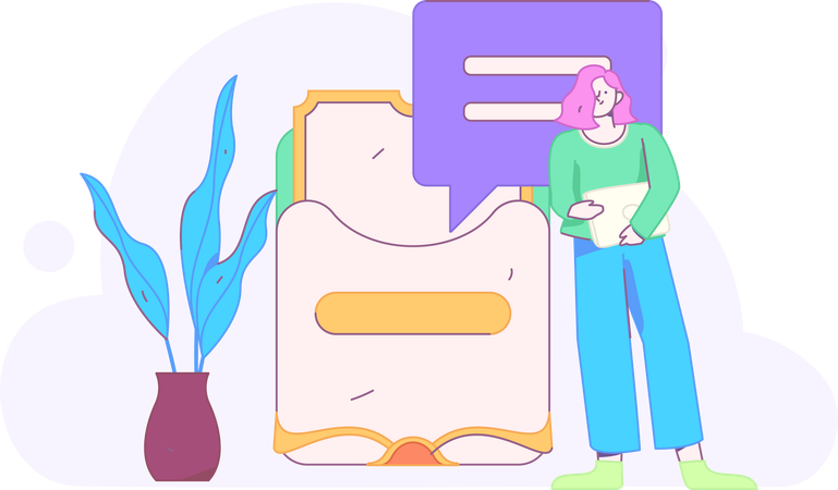 Application d'achat en ligne  Illustration