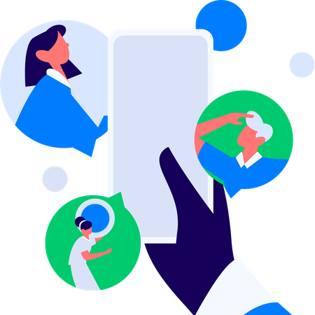 Application d'achat en ligne  Illustration