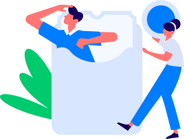 Application d'achat en ligne  Illustration