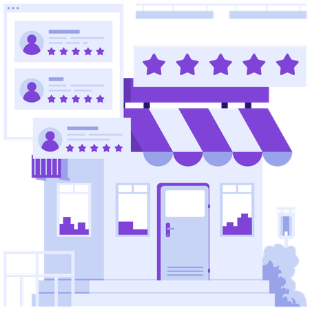 Application d'achat en ligne  Illustration