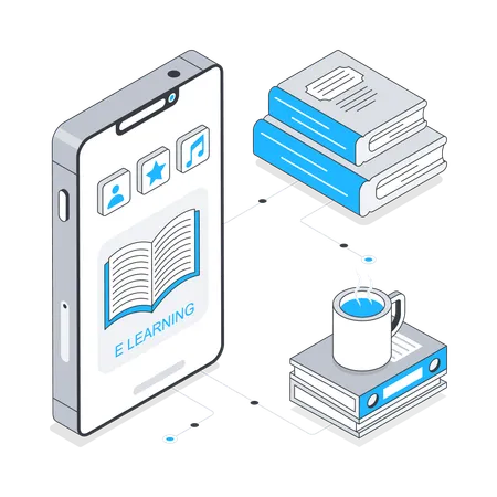 Application d'apprentissage  Illustration