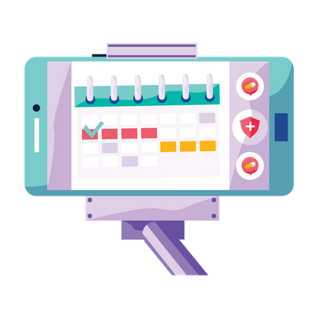 Application de gestion d'horaires  Illustration