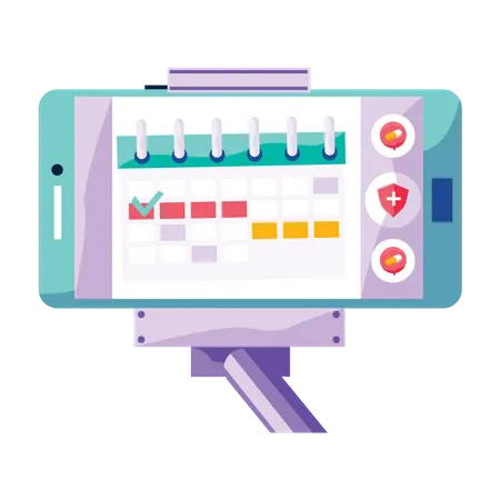 Application de gestion d'horaires  Illustration