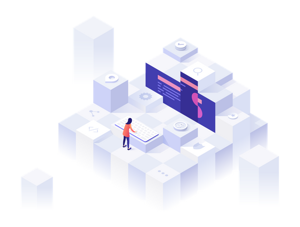 Application development  Illustration