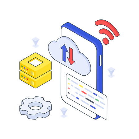 Application hosting  Illustration