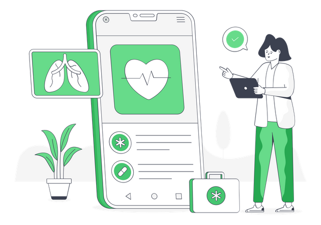 Application médicale  Illustration