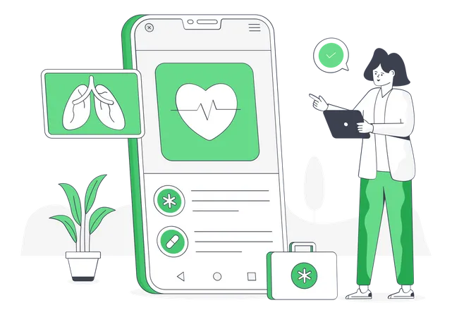 Application médicale  Illustration