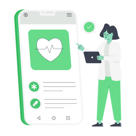 Application médicale  Illustration