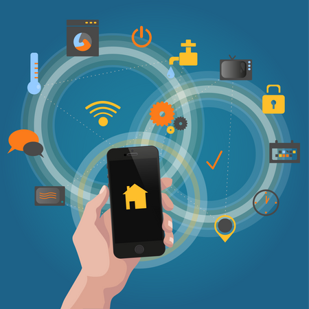 Application pour maison intelligente  Illustration