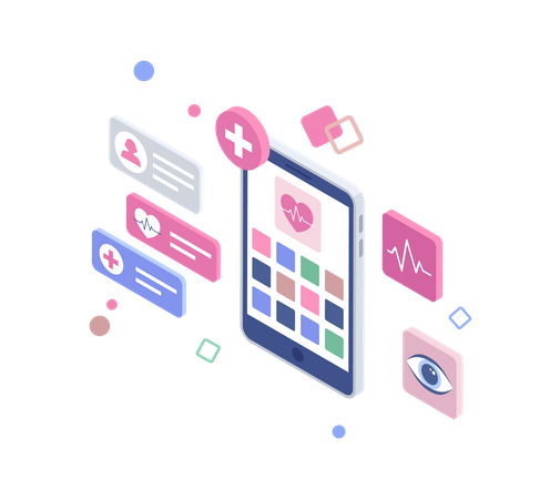 Applications de santé  Illustration