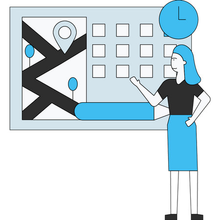 Appointment calendar Illustration