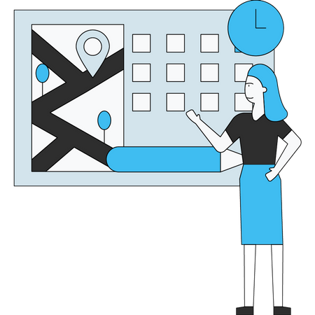 Appointment calendar  Illustration