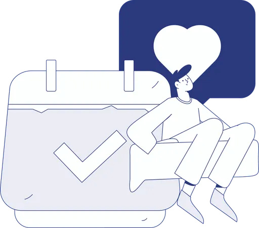 Appointment coordination for employees  Illustration