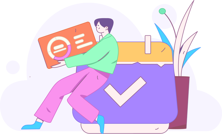 Appointment coordination for employees  Illustration