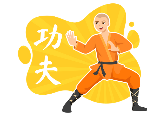 Apprendre le Kung Fu  Illustration