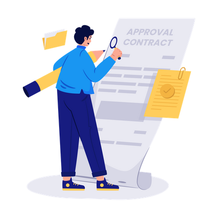 Approval contract Illustration