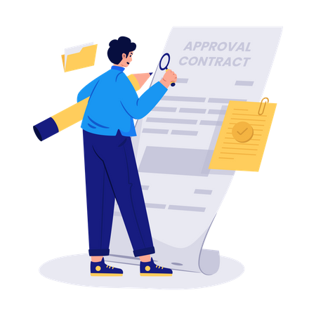 Approval contract  Illustration