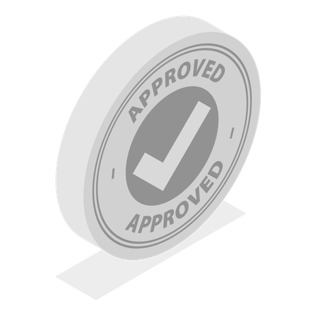 Approved Checkmarks  Illustration