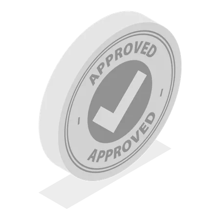 Approved Checkmarks  Illustration