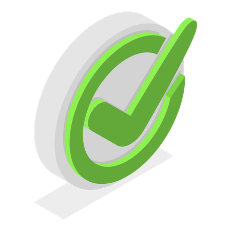Approved Checkmarks  Illustration