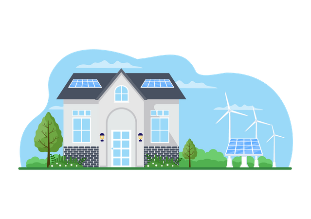 Approvisionnement en énergie renouvelable  Illustration