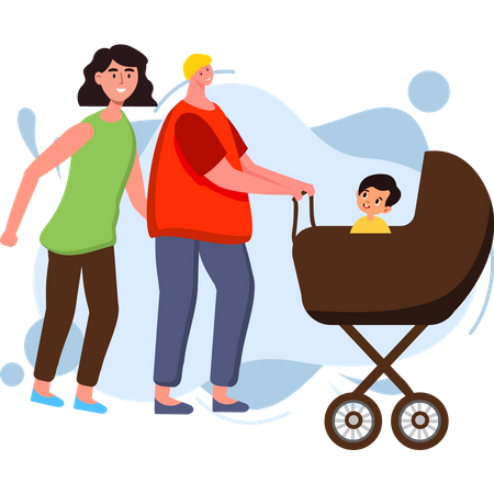 Apreciando momentos preciosos  Ilustración