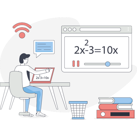 El aprendizaje de los estudiantes con el aula digital  Ilustración