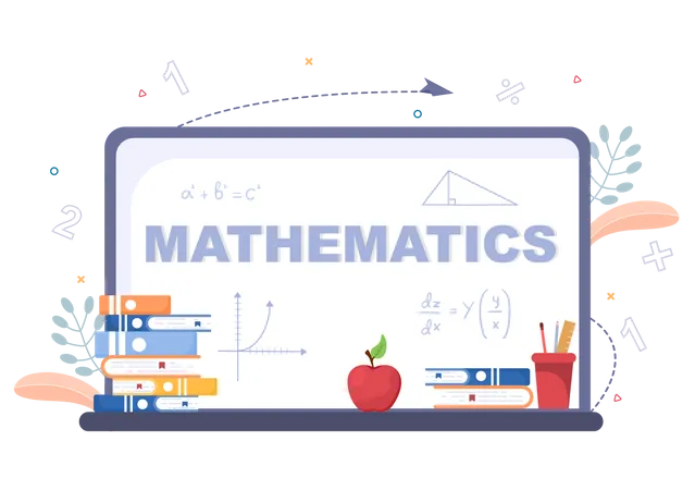 Aprendizaje de Matemáticas de la Educación  Ilustración