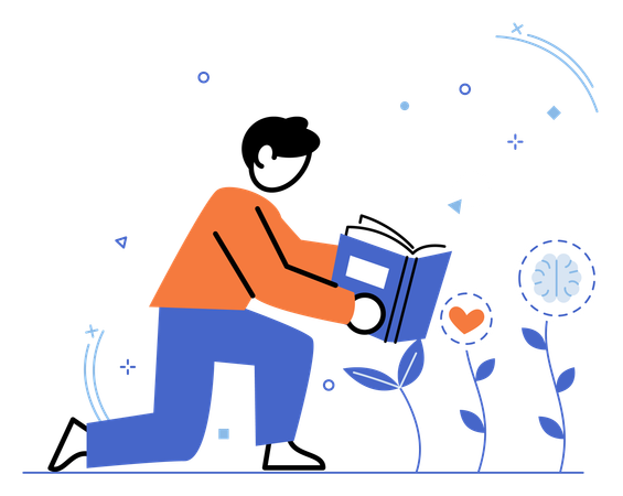 Aprendizaje para el desarrollo y el crecimiento  Ilustración