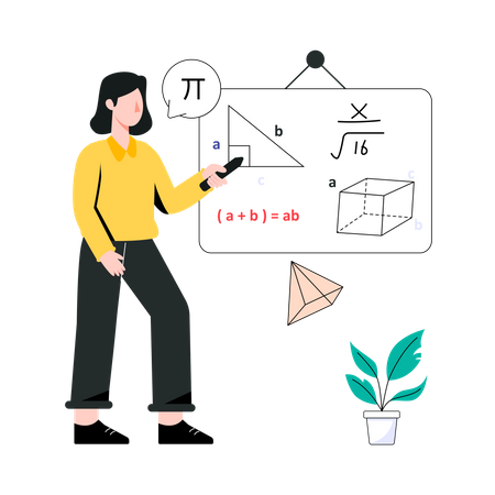 Apresentação de matemática  Ilustração