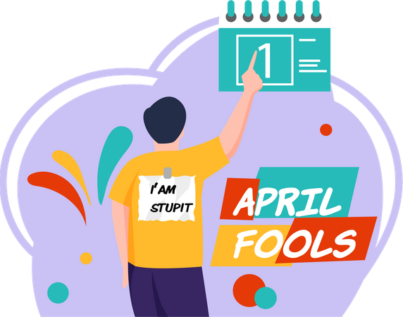 April Fool Celebrations  Illustration