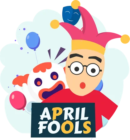 April Fool Celebrations  Illustration