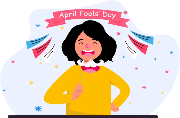 April Fool Celebrations  Illustration