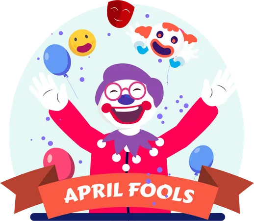 April Fool Celebrations  Illustration