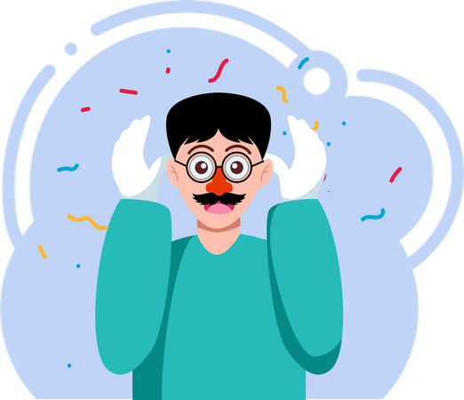 April Fool Celebrations  Illustration