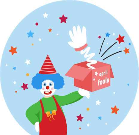 April Fool Celebrations  Illustration