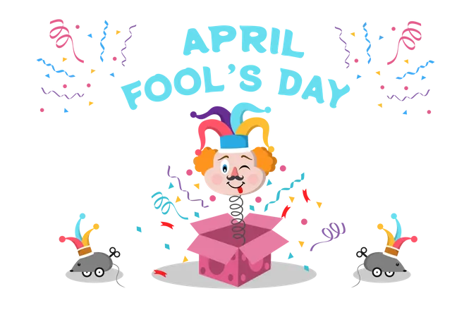April Fool Day Illustration
