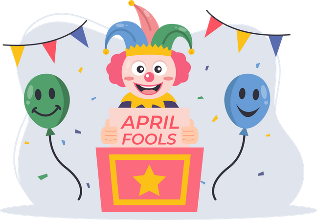 April Fool day  Illustration