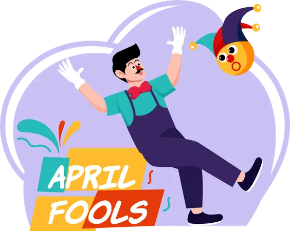 April Fool day  Illustration
