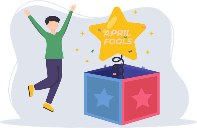 April Fool day  Illustration