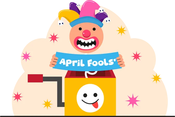 April Fool day  Illustration