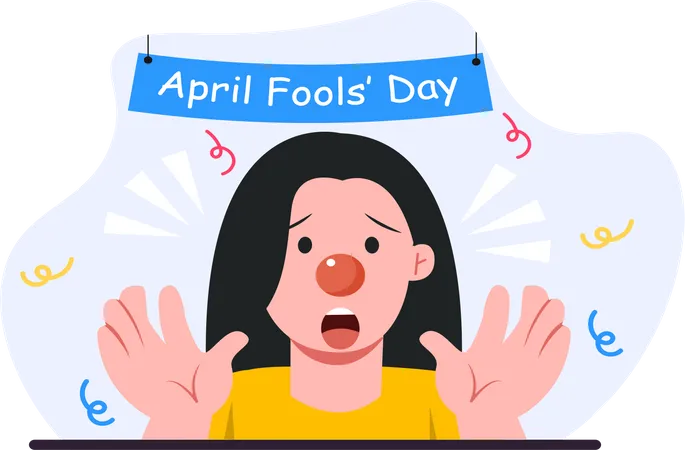 April Fool day  Illustration