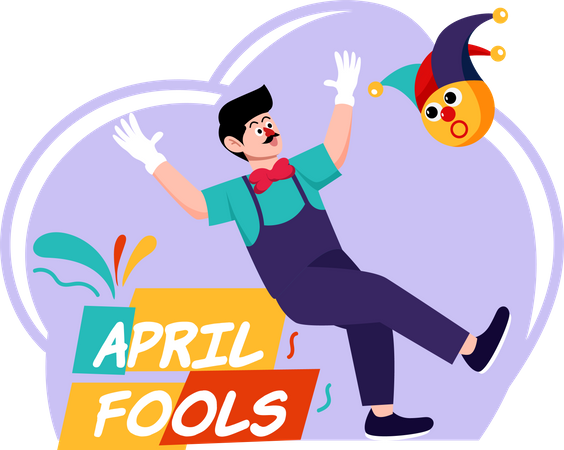 April Fool day  Illustration