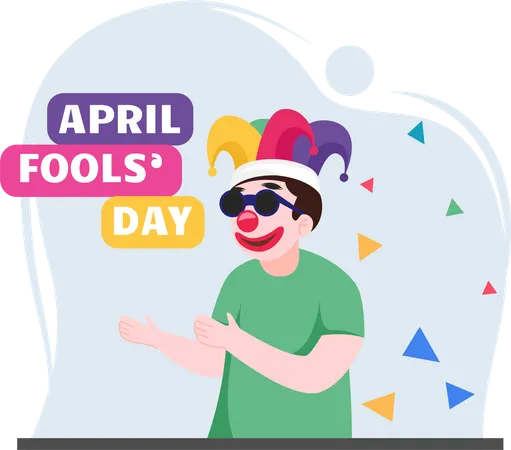 April Fool day  Illustration