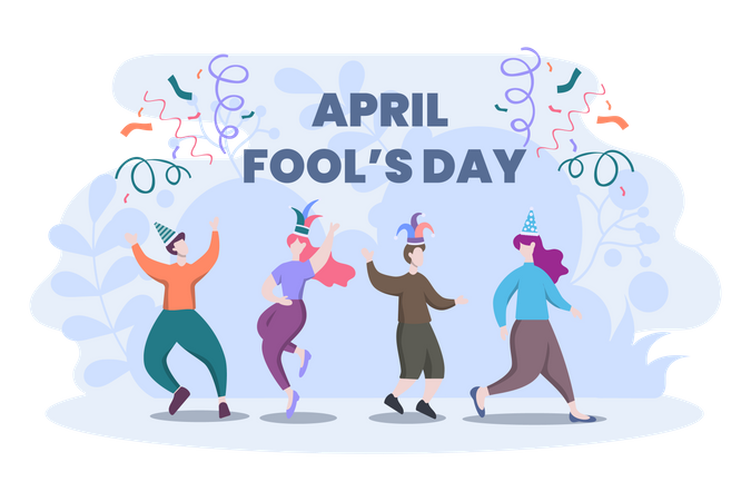 April Fool Day  Illustration