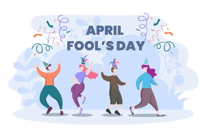 April Fool Day  Illustration