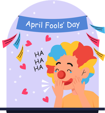 April fool day  Illustration