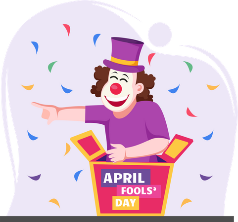April Fool day  Illustration